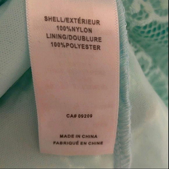 NWT CLEO lace lined mint sleeveless tank top size XS - Picture 9 of 9